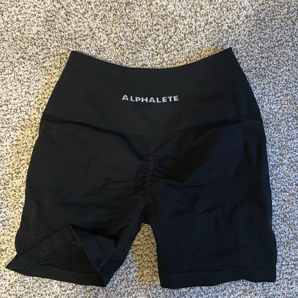 Alphalete amplify shorts, size small